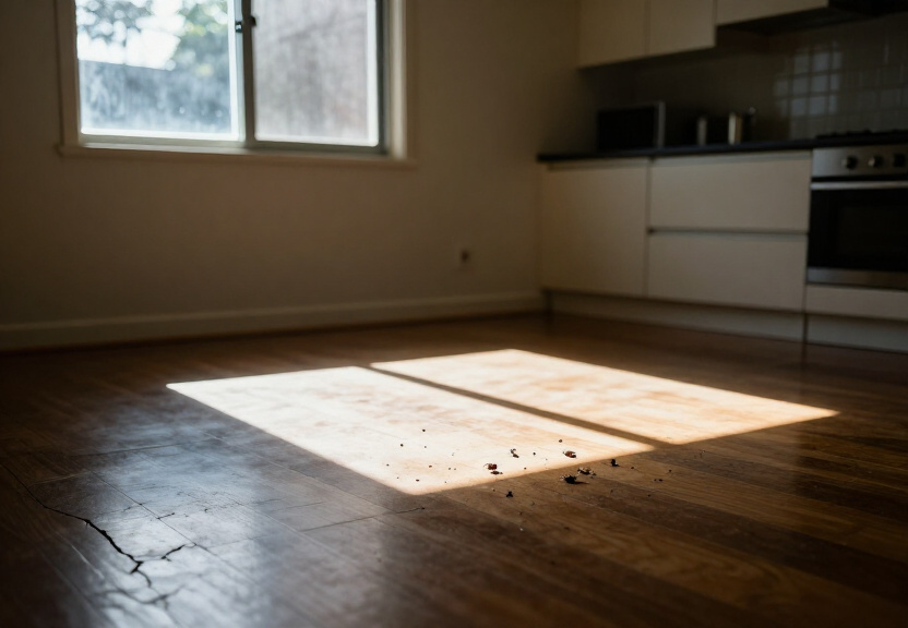 Termite damage in a Wetherill Park home before treatment